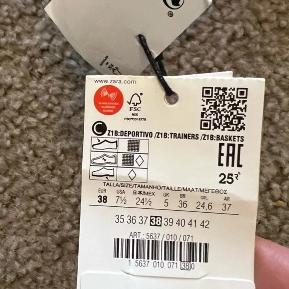 Zara Fabric High Top Sock‎ Sneakers